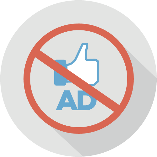 Only adds friends, away from ads